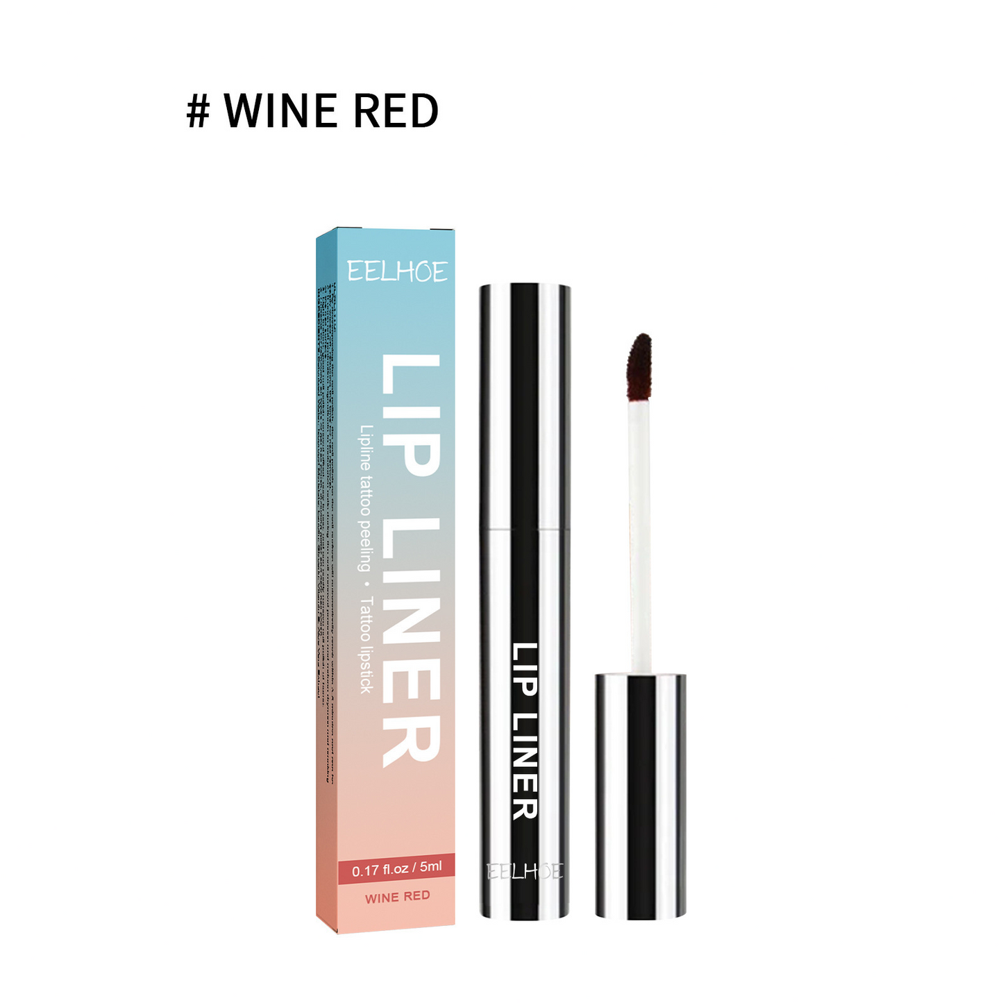 "Peel-Off Lip Liner Stain - Long-Lasting, Smudge-Proof & Waterproof"